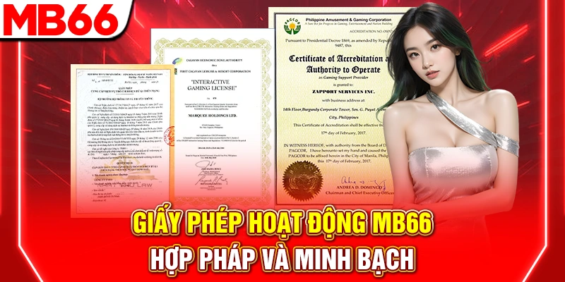 Giấy Phép Hoạt Động: Chứng Nhận Uy Tín Và Hợp Pháp Của MB66 5 Giấy Phép Hoạt Động MB66 Hợp Pháp Và Minh Bạch